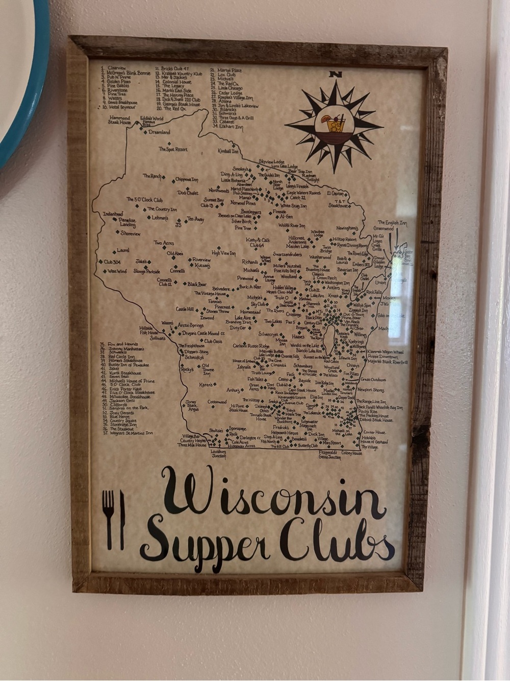 Wisconsin Supper Club print